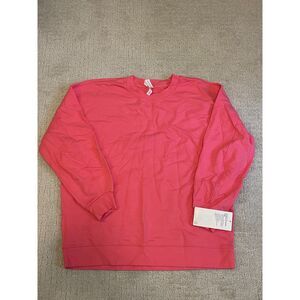 lululemon Perfectly Oversized Crew - Pink - Size 12 XL - LW3DUTS